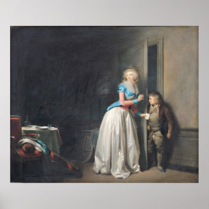 Póster Visita recibida, 1789