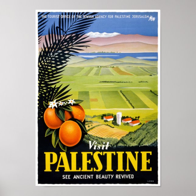 Póster Visita restaurada Poster de viajes de la época de  (Frente)