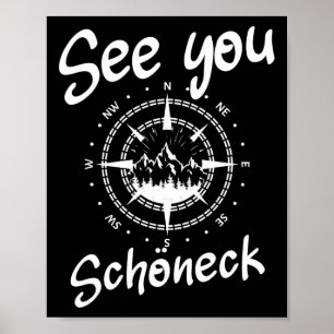 Póster Visita Schöneck Alemania Vacaciones Ski Comp