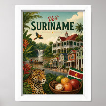 Visita Suriname Travel Vintage