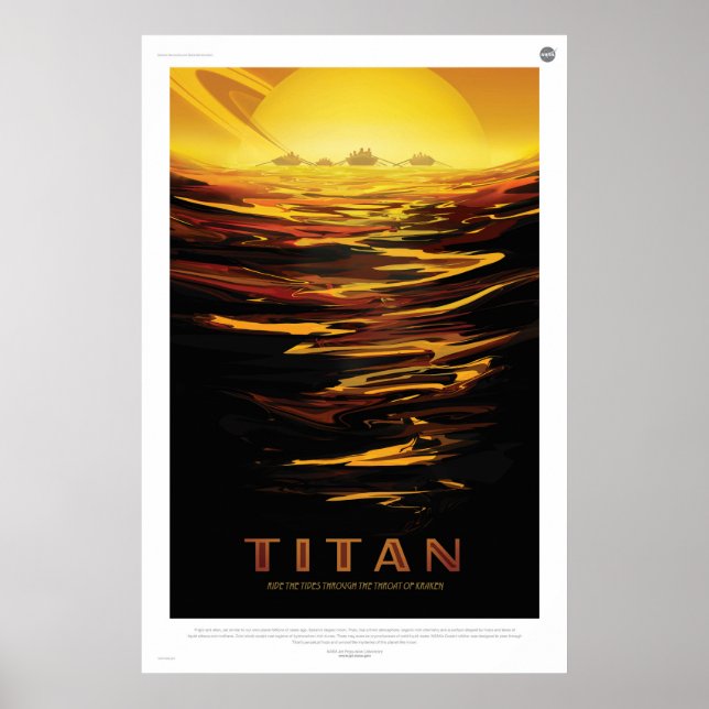 Póster Visita Titán (Frente)