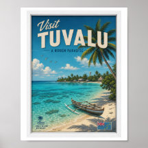 Visita Tuvalu Travel Vintage