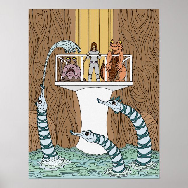 Póster Visitando el estanque de los Piptrixones (Frente)