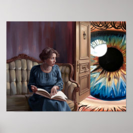 Póster Visitante inesperado Poster surrealista Imprimir a