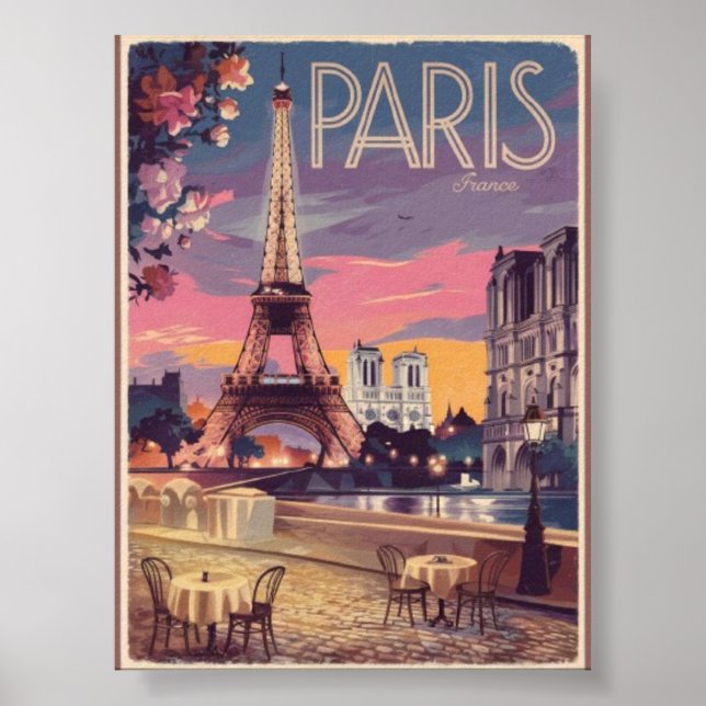 Póster Visitante París (Frente)