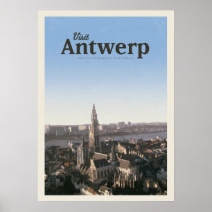 Póster Visitar Amberes