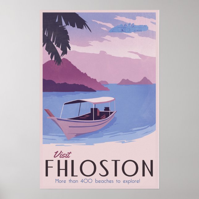 Póster Visitar Fhloston (Frente)