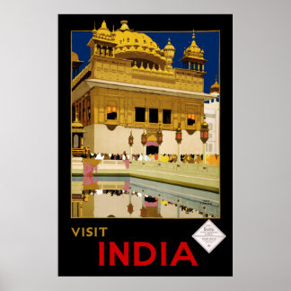 Póster Visitar India