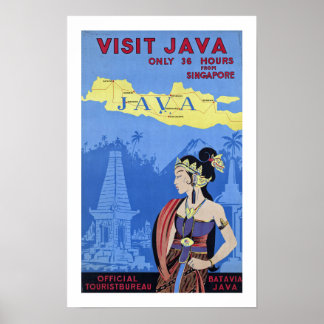 Póster Visitar Java