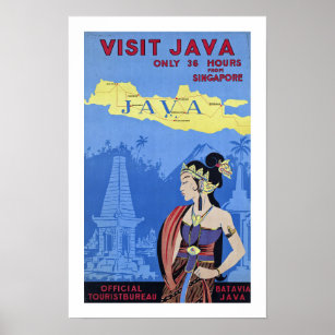 Póster Visitar Java
