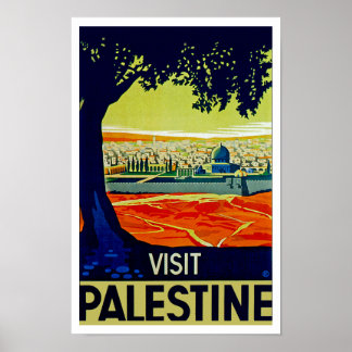 Póster Visitar Palestina