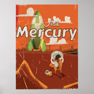 Póster Visite al Personalizado de ciencia-ficción Planet