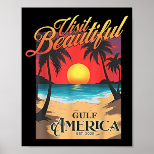 Póster Visite el hermoso cambio de nombre de Trump en Gul