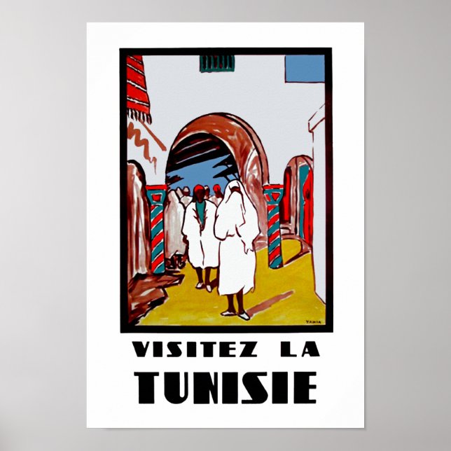 Póster Visitez La Tunisie (Frente)