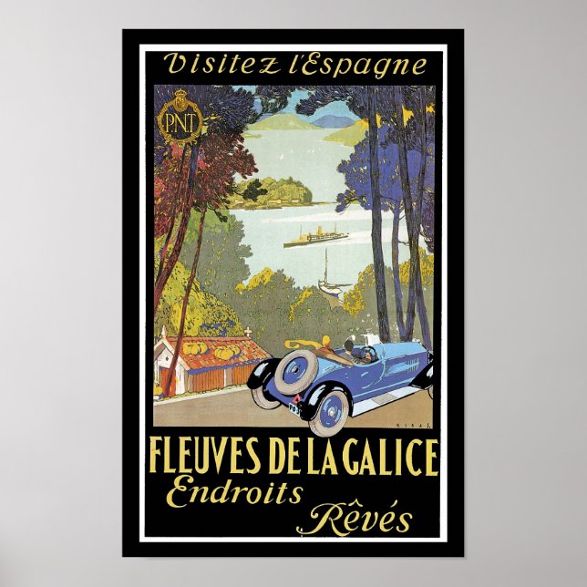 Póster Visitez l'Espagne (Visita España) (Frente)
