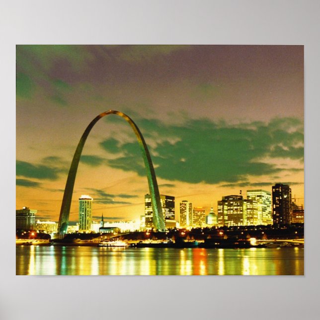 Póster Víspera de la Serie Mundial de 1982 - San Luis, Mi (Frente)