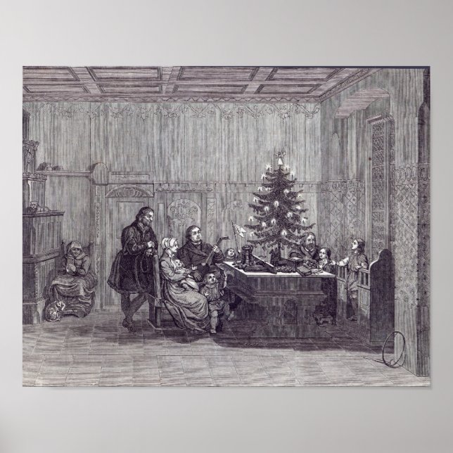 Póster Víspera de navidades en Alemania (Frente)