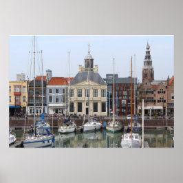 Póster Vissershaven View, Vlissingen, Países Bajos