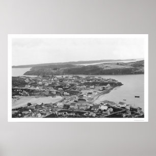 Póster Vista aérea de Kodiak Alaska 1920