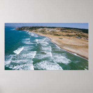 Póster Vista aérea de la costa del Mar Negro de Estambul,