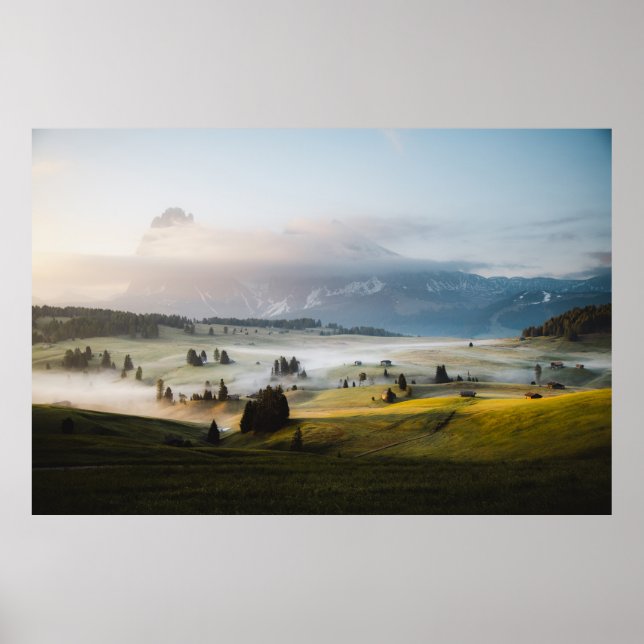 PÓSTER VISTA AÉREA DE LA TIERRA (Frente)