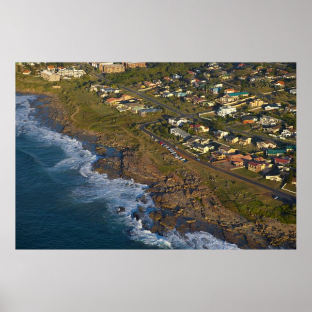 Póster Vista aérea de Orange Rock, costa sur (Frente)