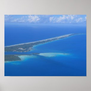 Póster Vista aérea de Rangiroa