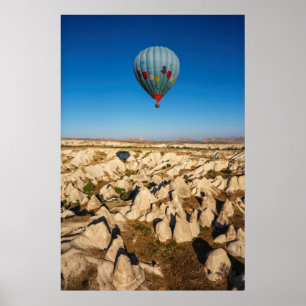 Póster Vista aérea del globo aerostático, Cappadocia