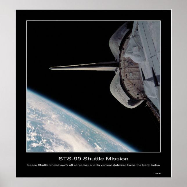 Póster Vista Aft de Endeavor (Frente)