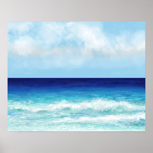 Póster Vista al mar de Ocean Beach 275 (Frente)