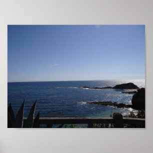 Póster Vista al mar escénica