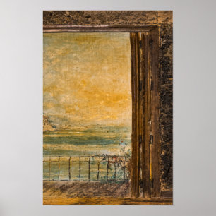 Póster - Vista al mar Pintura acrílica sobre mader