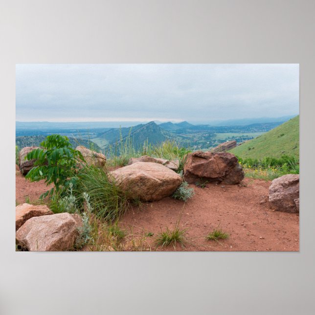 Póster Vista al Parque de las Rocas Rojas (Frente)