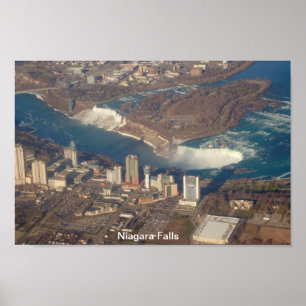 Póster Vista altísima de Niagara Falls