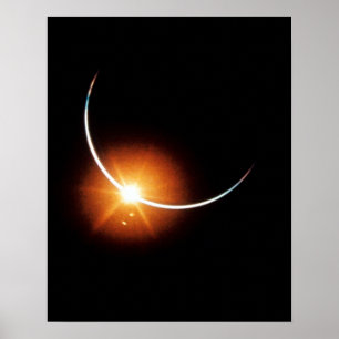 Póster Vista Apolo 12 del eclipse solar
