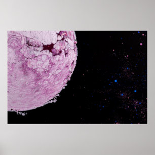 Póster Vista cercana de la imagen del personalizado del p