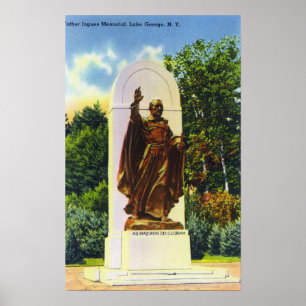 Póster Vista conmemorativa del padre Jogues
