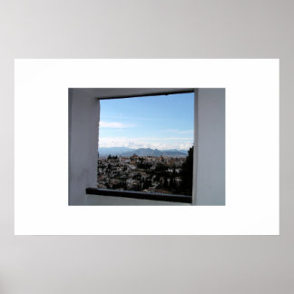 Póster Vista de Alhambra