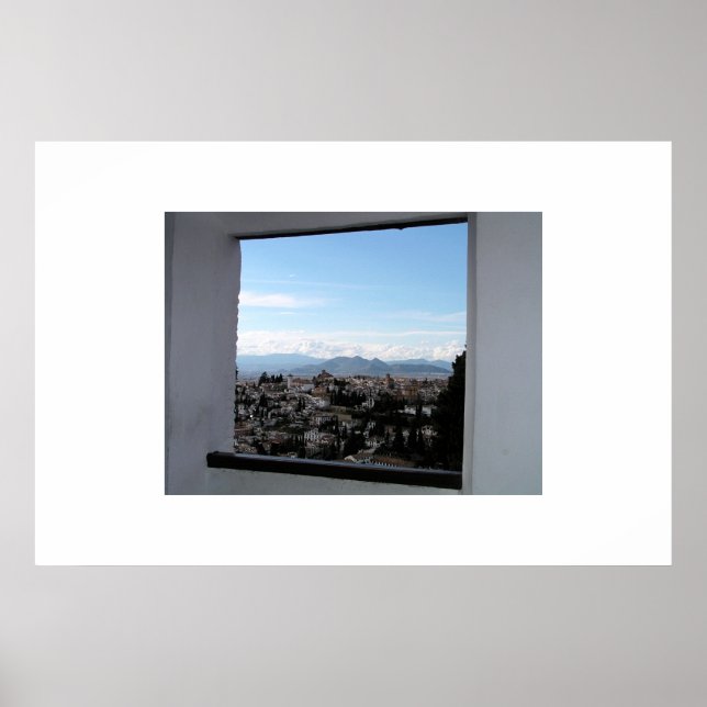 Póster Vista de Alhambra (Frente)