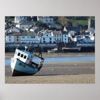 Póster Vista de Appidore desde Instow