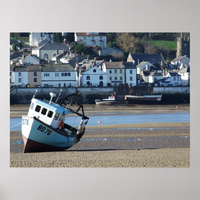 Póster Vista de Appidore desde Instow (Frente)
