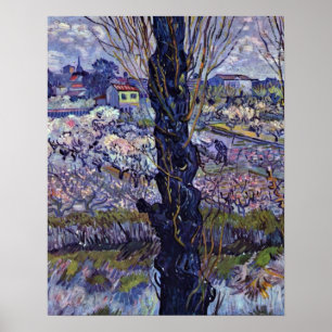 Póster Vista de Arles por Vincent Willem van Gogh