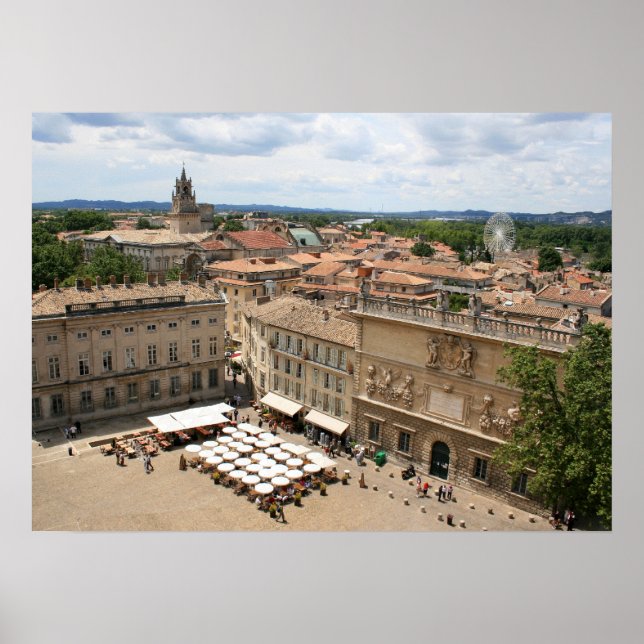 Póster Vista de Aviñón (Frente)