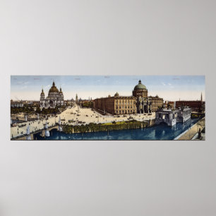 Póster Vista de Berlín a principios de siglo
