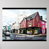 vista de calle de Killarney, Irlanda