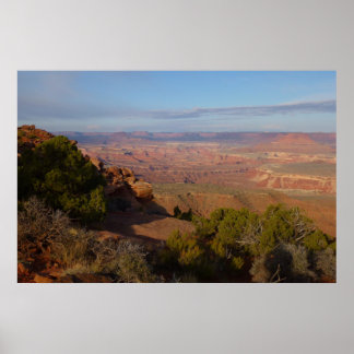Póster Vista de Canyonlands desde el sendero Grand View P