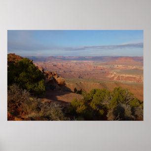 Póster Vista de Canyonlands desde Grand View Point Trail