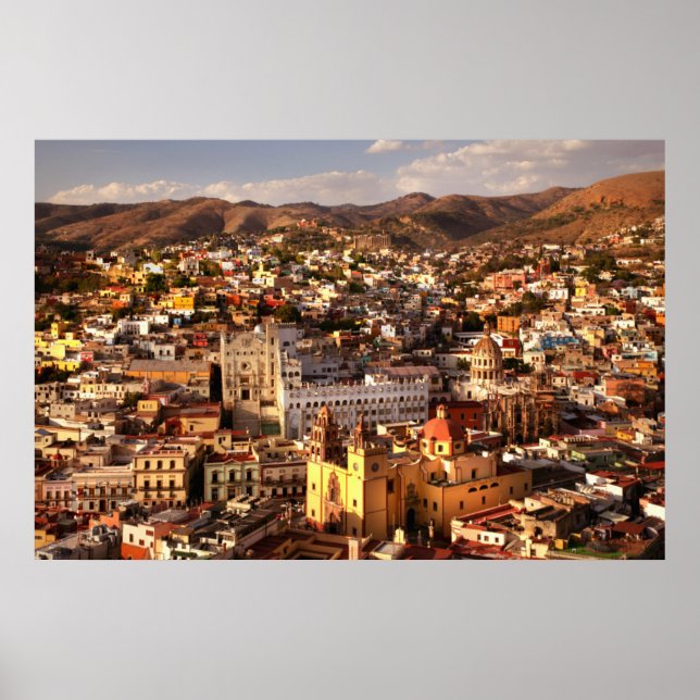 Póster Vista de ciudad desde arriba (Frente)