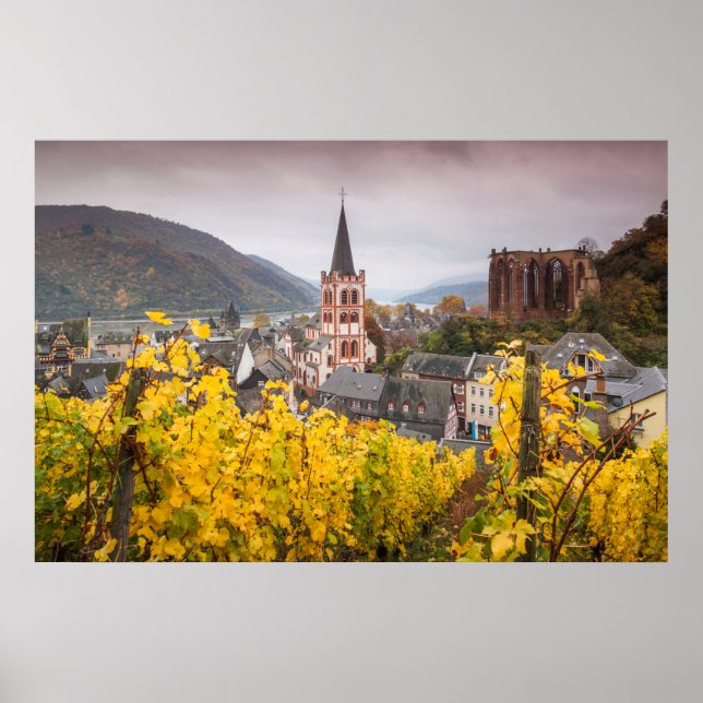 Póster Vista de ciudad elevada | Alemania (Frente)