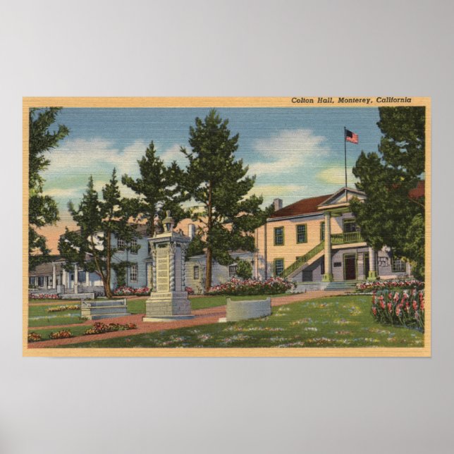 Póster Vista de Colton Hall (Frente)